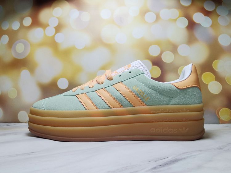 chaussures adidas orange verte