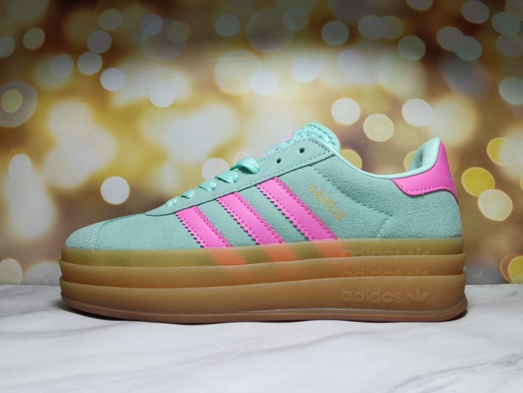 chaussures adidas pêche verte