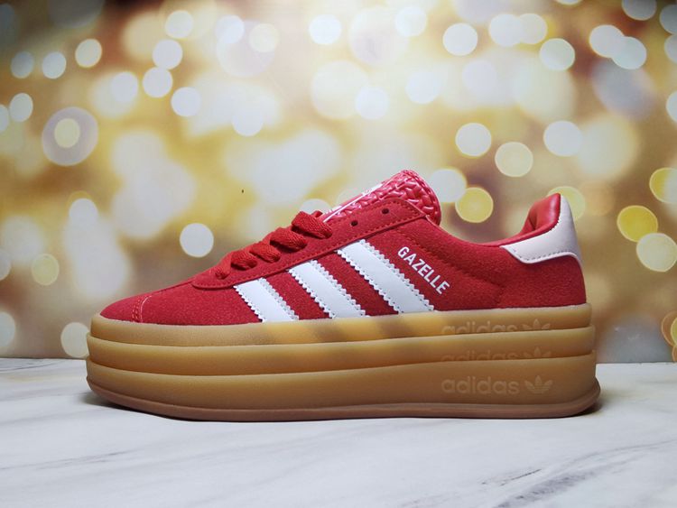 chaussures adidas rouge brun