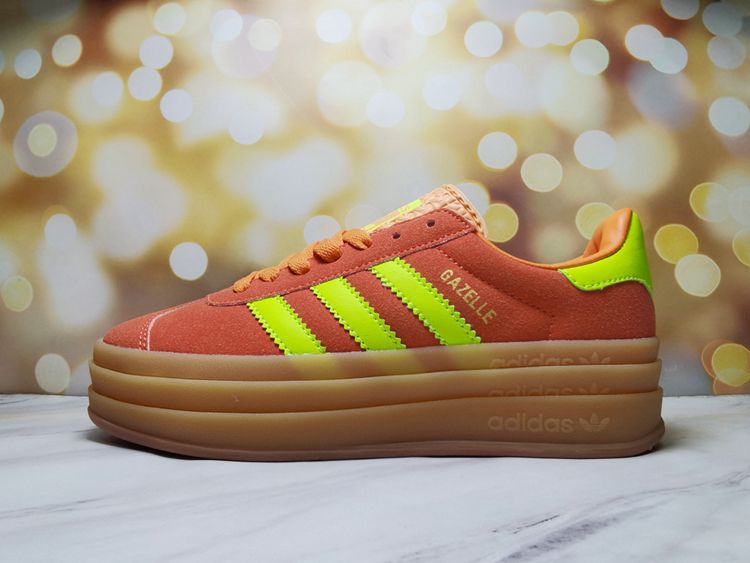 chaussures adidas vert orange