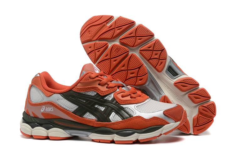 chaussures asics gel-nyc brique rouge