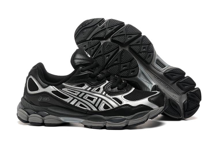 chaussures asics gel-nyc noir argent