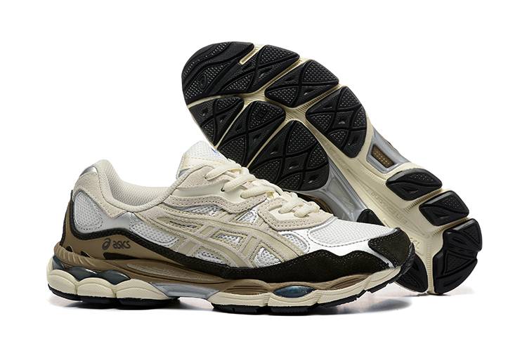 chaussures asics gel-nyc couleur beige